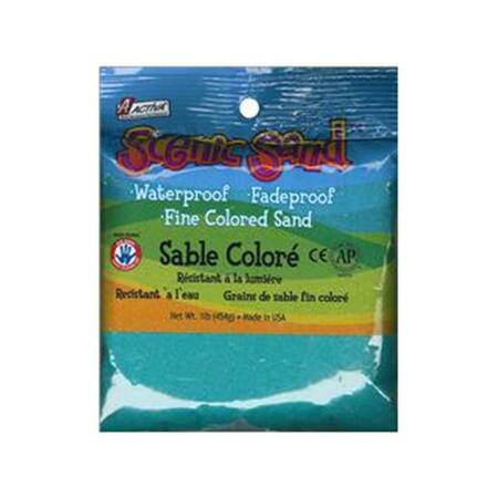 ACTIVA Scenic Sand- Turquoise- 1 Lb. - Pack Of 6 ACT4496